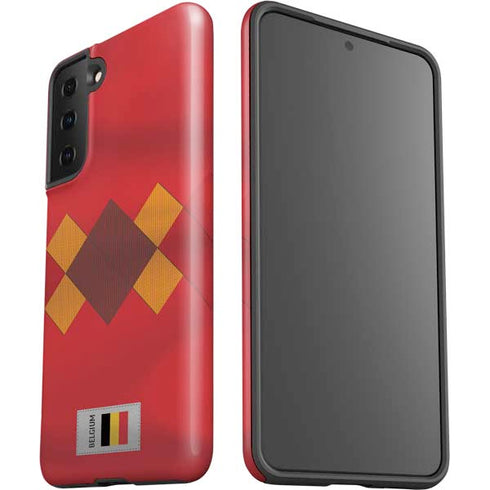 Belgium Soccer Flag Galaxy S21 FE Pro Case